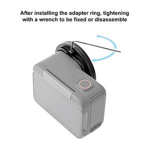 Puluz Camerafilter 52Mm UV-Lens Filter Adapterring Met Lenskap Voor Insta360 Ace Pro 2 Sportcamera - Product Image 2