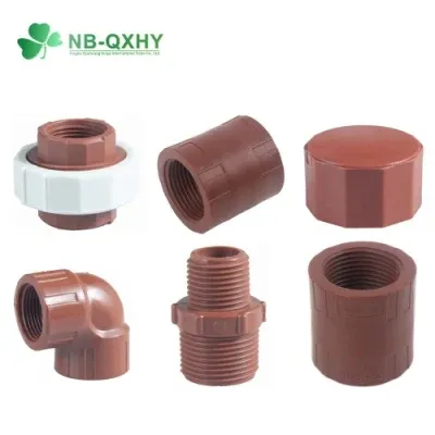 BSPT Standard Brown Plastic PPH/PP Elbow Pipe Fitting