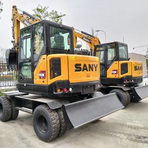 Les mini-pelleteuses Sany SY65W et les pelleteuses sur pneus SY65 de 6 tonnes se vendent bien dans le monde entier - Product Image 5