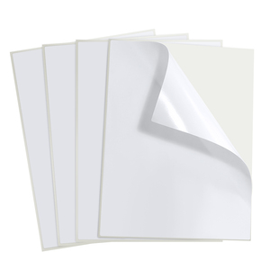 8.5x11 Inch Full <b>Sheet</b> Adhesive <b>Stickers</b> Blank Printable Dissolvable Labels for Food Bottle Packaging Inkjet Printable - Product Image 2