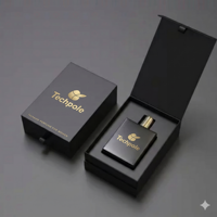 Boîte à parfum de luxe recyclable personnalisée avec fermeture magnétique rigide, gaufrage, laminage mat et insert en mousse EVA