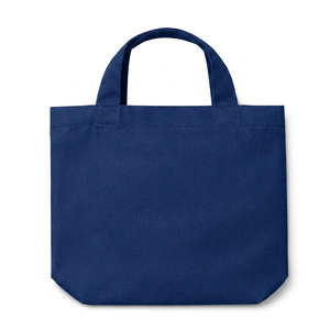 Bolsa de compras de lona de algodón con cremallera, diseño nuevo, impresión personalizada, con base y laterales de lona. - Product Image 2