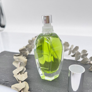 Elegante Botella de Perfume Hexagonal de 35 ml, Alta Calidad, Fondo Grueso con <span class=keywords><strong>Ventana</strong></span>, Tapa Dorada, Envases de Belleza - Product Image 4