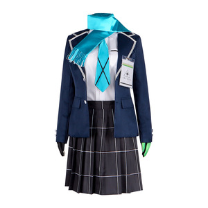 Star's Edge Blue Archive Sand Wolf Shirako Cosplay JK Uniform Jacket Skirt Scarf - Product Image 5