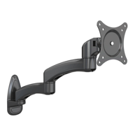 Support mural pour moniteur en aluminium à 360 degrés pour écrans de 32 pouces avec inclinaison à 90 degrés - En stock