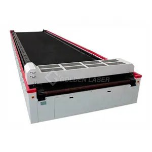 Machine de découpe Laser de Textile d'alimentation automatique de grand Format pour tapis avec convoyeur