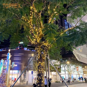 Cho toprex không thấm nước RGB <span class=keywords><strong>LED</strong></span> trang trí vườn Chuỗi Dài Ngoài Trời chuỗi Lights cho Patio Đảng giáng sinh IP65 nhựa chuỗi - Product Image 2