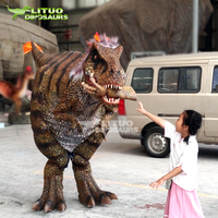Costume de dinosaure animatronique, costume de T-rex réaliste