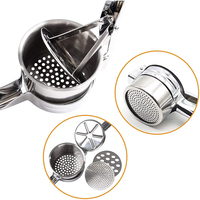 Keuken Fruit Groente Gereedschap Duurzaam 304 Rvs Aardappel Ricer Stamper Druk Presser
