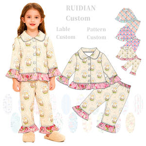 <span class=keywords><strong>Pijamas</strong></span> para <span class=keywords><strong>Niñas</strong></span> 2026, Personalizadas con Estampado de Corazón para el Dí<span class=keywords><strong>a</strong></span> de San Valentín, <span class=keywords><strong>Pijamas</strong></span> Infantiles con Estampado, Pantalones de Manga Larga con Volantes para <span class=keywords><strong>Niñas</strong></span>, Ropa de Dormir - Product Image 1