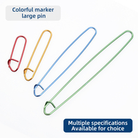 JP personnalisé bricolage outils de couture accessoire vente chaude différentes tailles en acier inoxydable sécurité métal aiguilles