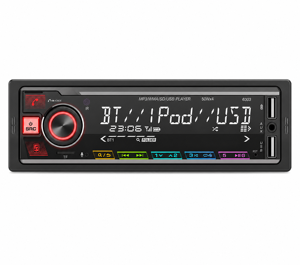 Reproductor <span class=keywords><strong>MP3</strong></span> para Auto con Entrada Auxiliar, USB/TF, Tarjeta SD, Pantalla LCD, Manos Libres, Sistema Estéreo 1DIN Integrado, Transmisor FM, Amplificador - Product Image 1