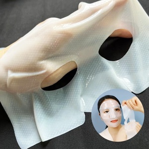 Mascarilla <span class=keywords><strong>Facial</strong></span> de Colágeno Ultrafina con Vitamina C de Marca Privada ODM, Hidratante, Reafirmante, Iluminadora, Antiarrugas, <span class=keywords><strong>Limpieza</strong></span> Profunda, Tamaño Viaje - Product Image 4