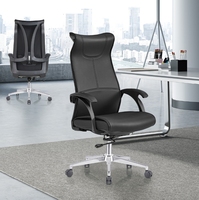Chaise de bureau en cuir de direction moderne avec design ergonomique, confortable et élégant, chaise de bureau pour la maison de l'hôpital et l'hôtel.
