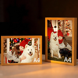 Wholesale <b>Three</b>-colour Luminous Residence Decorative Painting, Landscape, Anime, Real Picture with Lights Photo Frame - Product Image 4