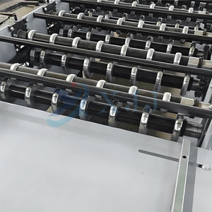 차가운 색 지붕 벽 패널 판을 만드는 루핑 시트 강철 기계 골판지 유약 타일 롤 성형 기계 - Product Image 3