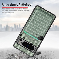 Coque de Téléphone en Cuir PU de Luxe avec Portefeuille pour Pixel 6 7 8 Pro 6A 7A, Compatible Charge Magnétique Sans Fil