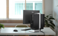 Ordinateur de bureau professionnel compact For Pro Slim QCS1250 SFF AI PC Intel Core I7/i5 18 cœurs SSD+HDD Windows 11 Enterprise