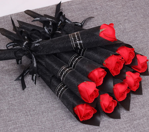 Día de San Valentín <span class=keywords><strong>regalos</strong></span> creativos sola rosa jabón de la flor - Product Image 4