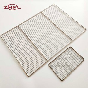 Treillis métallique en métal pour barbecue 3mm personnalisable pour friteuse à air et grille-pain 16x21cm antiadhésif résistant à la chaleur - Product Image 1