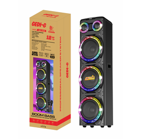 Altavoz de Karaoke de Madera de <span class=keywords><strong>12</strong></span> Pulgadas, 50000W, Supergraves, con Micrófono, Profesional, para Fiestas en Casa y DJ - Product Image 5