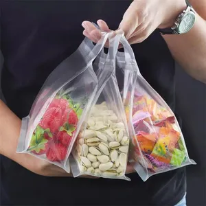 Bolsas de Plástico Ziplock Reutilizables de PEVA para Envasado de Alimentos, a Prueba de Fugas, Bolsas Herméticas para Almacenamiento en la Cocina - Product Image 2