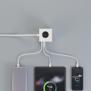 CE/KC <span class=keywords><strong>SUOMA</strong></span> Nouvelle Prise Électrique 16A EU avec 3 Prises CA, 1 Port USB-A et 2 Ports USB-C, Normes Européennes - Product Image 6