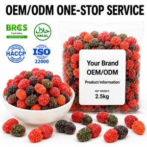 Caramelle Gommose Halal al Gusto Frutta Acida a Forma di Virus, Produzione OEM all'Ingrosso, Fabbrica di Dolciumi Personalizzati - Product Image 1