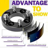Entretoises de roue de chariot de golf forgées de 1 pouce 4x4\" 4x101.6 pour Yamaha G1 G2 G3 G5 G8 G9 G11 G14 G16 G19 G20 G21 G22 G29 CNC centrées sur le moyeu