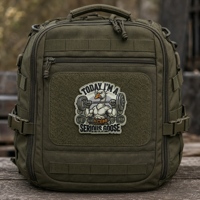 Écusson tissé personnalisé en tissu pour le sport, avec patch en tissu, badge en tissu, patch moral, auto-agrippant pour équipement de gym, vêtements et sacs à dos