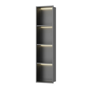 Vente en gros de luminaires de <span class=keywords><strong>niche</strong></span> murale pour <span class=keywords><strong>douche</strong></span> en acier inoxydable au design moderne, accessoires de <span class=keywords><strong>douche</strong></span>, meubles, armoire de cuisine, chambre à coucher - Product Image 2