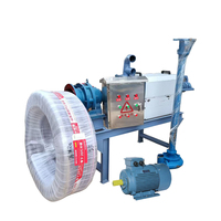Machine d'assèchement de presse à vis en spirale certifiée CE 220V séparateur de solides liquides de déchets alimentaires de boues de fumier d'animaux moteur inoxydable