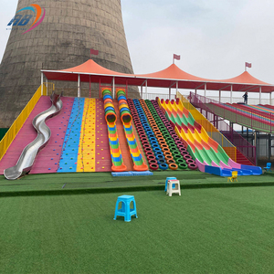 Lớn ngoài trời công viên khu vực danh lam thắng cảnh unpowered vui chơi giải trí Leo Núi nhựa Internet người nổi tiếng trượt Thế Giới trượt - Product Image 4