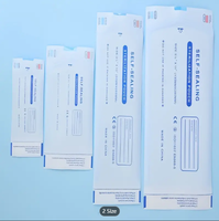 Sacs en plastique médicaux stériles auto-scellants imprimés de taille personnalisée pochette de sacs de stérilisation en autoclave pour outils de dentiste