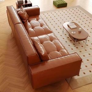 Canapé <span class=keywords><strong>de</strong></span> luxe moderne, ensemble sectionnel <span class=keywords><strong>de</strong></span> canapé <span class=keywords><strong>de</strong></span> salon, meubles d'intérieur en forme <span class=keywords><strong>de</strong></span> <span class=keywords><strong>L</strong></span> pour <span class=keywords><strong>la</strong></span> maison, paresseux, <span class=keywords><strong>2</strong></span> 3 places, motifs en cuir vintage - Product Image 6