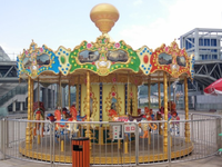 Nouvelle arrivée usine jeux de parc d'attractions antique jouet cheval carrousel