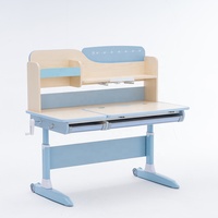 Bureau et chaise réglables en hauteur pour enfants nouveau modèle table et chaises ergonomiques réglables bleu chaises de bureau bon marché pour enfants