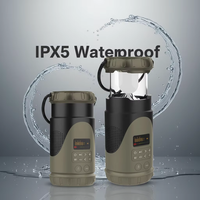 IPX5 Wasserdichtes Notfallradio AM FM Solar Handkurbel 5000mAh Taschenlampe SOS-Alarm