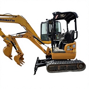 Mini-excavatrice sur chenilles hydraulique 301.7CR d'occasion, 1,7 tonne, forte puissance de creusement, garantie 1 an - Product Image 1