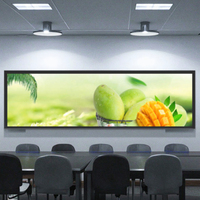 Écran publicitaire numérique LCD mural pour centre commercial et magasin de détail avec CMS basé sur le cloud et télécommande