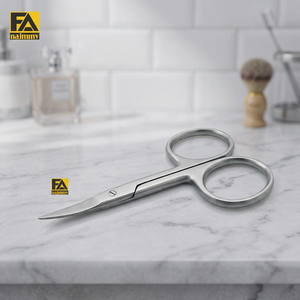 Economy <b>Scissors</b> Large Finger Rings Lower Blade Serrated Customized High Quality Nail <b>Scissors</b> Manicure Stainless Steel - Product Image 3