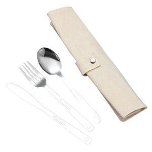 Food Grade Stainless Steel Tableware Set Household Knives, Forks, Bowls and Plates Are Rust-proof and Easy to Clean - Product Image 5