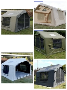Tente gonflable spacieuse de 8 m², version AB à double porte avec double lanterneau, imperméable, quatre saisons, pour le <span class=keywords><strong>camping</strong></span> en plein air - Product Image 2