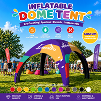 Tente dôme gonflable X-Gloo personnalisée, stand publicitaire gonflable modulaire connectable pour événements extérieurs et salons professionnels