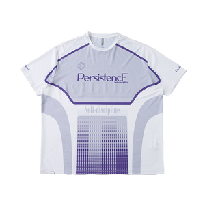 Nouveau design de vêtements de tennis, t-shirt athlétique à pois dégradés, impression par sublimation sur maille, logo personnalisé, streetwear, t-shirts à manches courtes pour la course à pied - Product Image 3