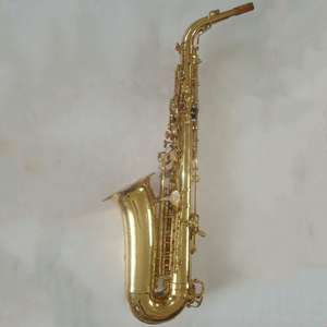 Saxofón alto electrónico profesional <span class=keywords><strong>de</strong></span> la melodía <span class=keywords><strong>de</strong></span> la laca dorada Eb hecho en China - Product Image 4
