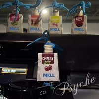 Désodorisant de voiture en gros, pendentif en verre à suspendre, parfum aux huiles essentielles longue durée pour l'intérieur de l'automobile