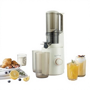 Cubierta de Seguridad para <span class=keywords><strong>Exprimidor</strong></span> Doméstico para Separación de Residuos de Jugo, Función de Exprimido a 60 RPM, Gran Diámetro, Capacidad de 550 ml, ABS/PC - Product Image 1