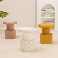 Table d'appoint créative minimaliste nordique Modhomi, table et tabouret design pour enfants, multi-usages pour chambre et salon