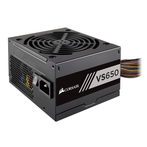 <span class=keywords><strong>Alimentation</strong></span> électrique pour ordinateur VS Series VS650 <span class=keywords><strong>650</strong></span> Watts, certifiée 80 PLUS White, ventilateur de 12 cm, PFC actif (CN) - Product Image 4